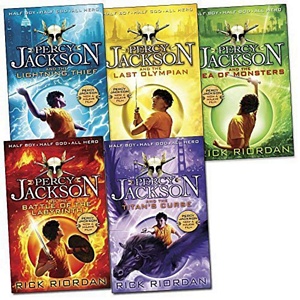 Percy Jackson 5 Book Collection Box Set By Rick Riordan - Epic Adventure Awaits!
