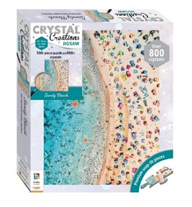 Crystal Creations 500-Piece Jigsaw           Sandy Beach