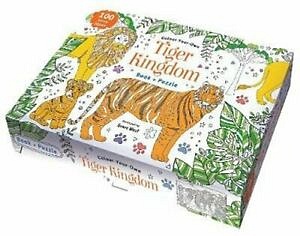 Colour Your Own Amazing Animals Book & Puzzle
