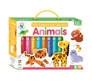 Building Blocks Learning Library Kit Animals