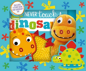 Never Touch Book & Plush Dinosaur