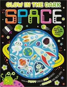 Space Glow in the Dark Puffy Sickers