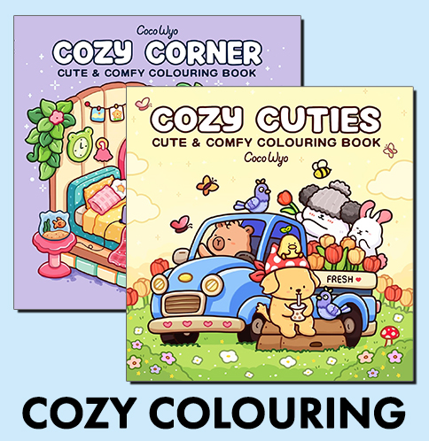 The Charm of Cozy Colouring Books | Baker & Taylor