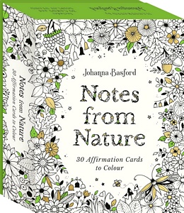 Johanna Basford's Notes from Nature: 30 Affirmations Cards to Colour