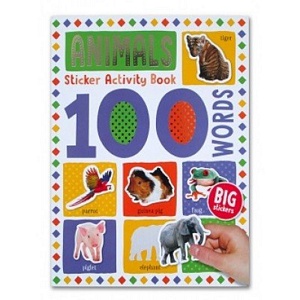 100Words Animals Sticker
