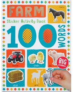 100 Words Farm Sticker