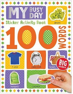100 Words My Busy Day Sticker