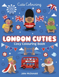London Cuties Cosy Colouring Book