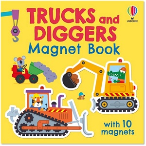 Trucks and Diggers Magnet Book
